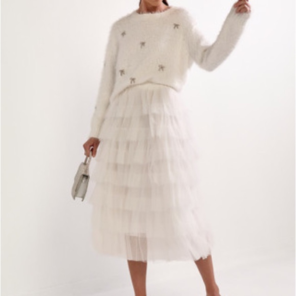 NWT Tulle Tiered Skirt